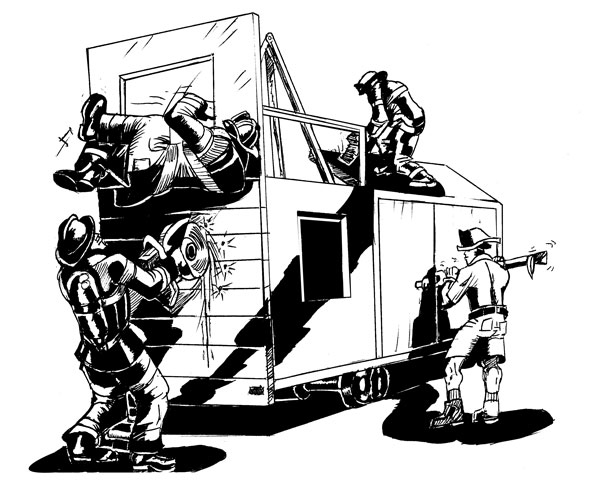 portable firefighter training delivered to you