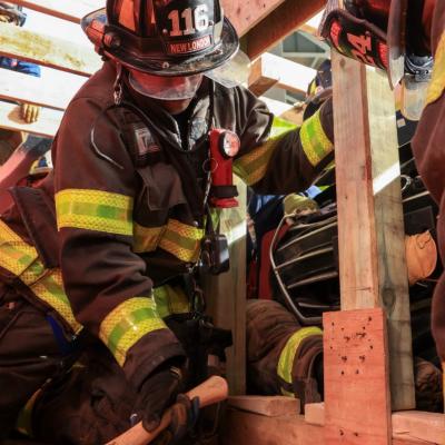 Collapse Rescue Training Shoring